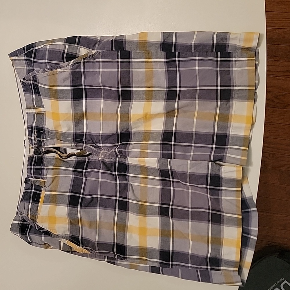 Mens nautica plaid shorts size 34